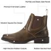image:imageSUREWAY Mens Western Chelsea Cowboy Boots for Men Square Toe6 Inch SlipOn WorkCasualDress Boots Shoes for MenAntiquity