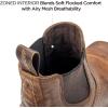 image:imageSUREWAY Mens Western Chelsea Cowboy Boots for Men Square Toe6 Inch SlipOn WorkCasualDress Boots Shoes for MenBrown