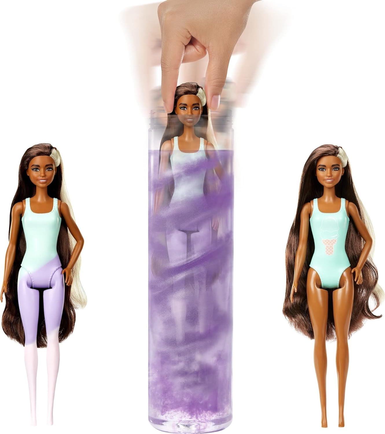 Barbie Color Reveal Doll with 7 Surprises Color Change and Accessories Ice Cream Series styles may varyBarbie Color Reveal Doll with 7 Surprises Color Change and Accessories Ice Cream Series styles may vary