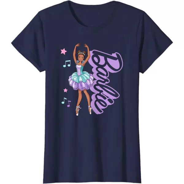 Barbie  Barbie Ballerina  Ballet Love TShirtNavy Blue