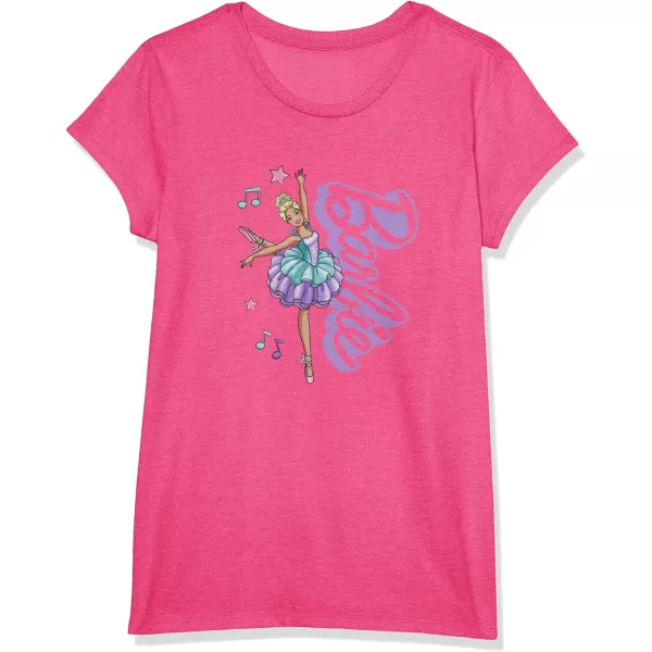 Barbie  Barbie Ballerina  Love Ballet TShirtPink Heather