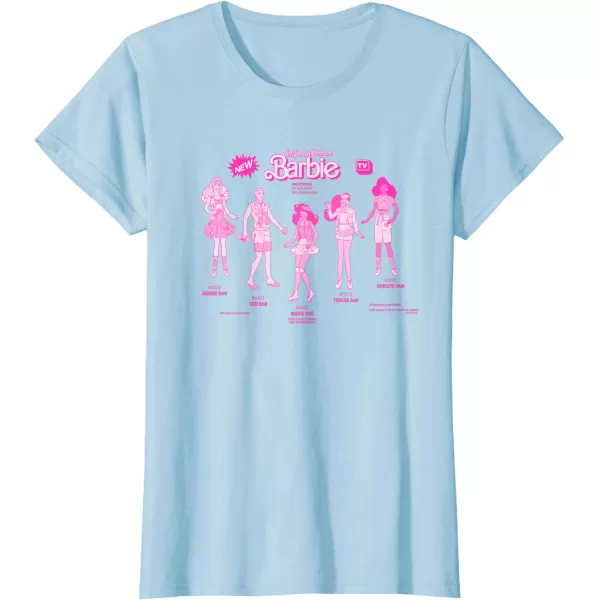 Barbie  California Dream Barbie  Friends TShirtBaby Blue