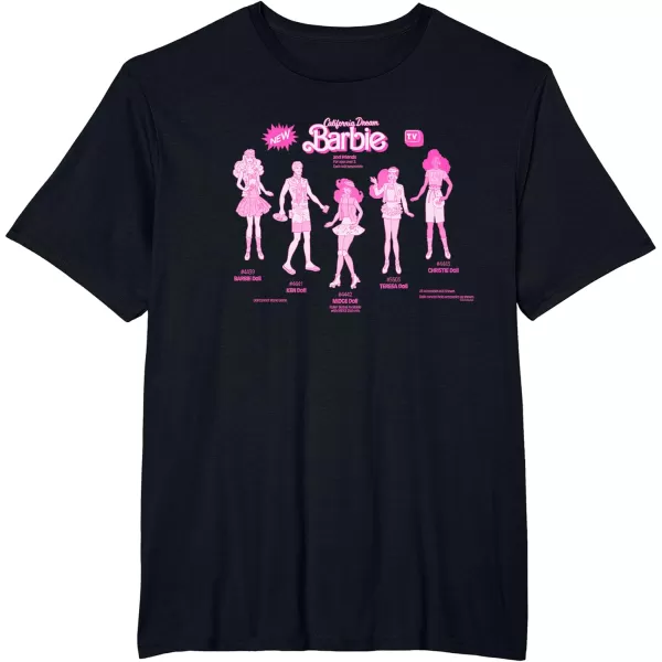 Barbie  California Dream Barbie  Friends TShirtBlack