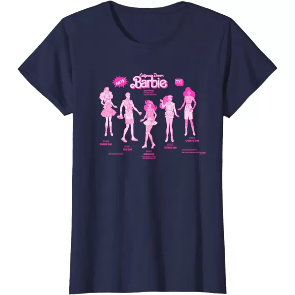 Barbie  California Dream Barbie  Friends TShirtNavy Blue