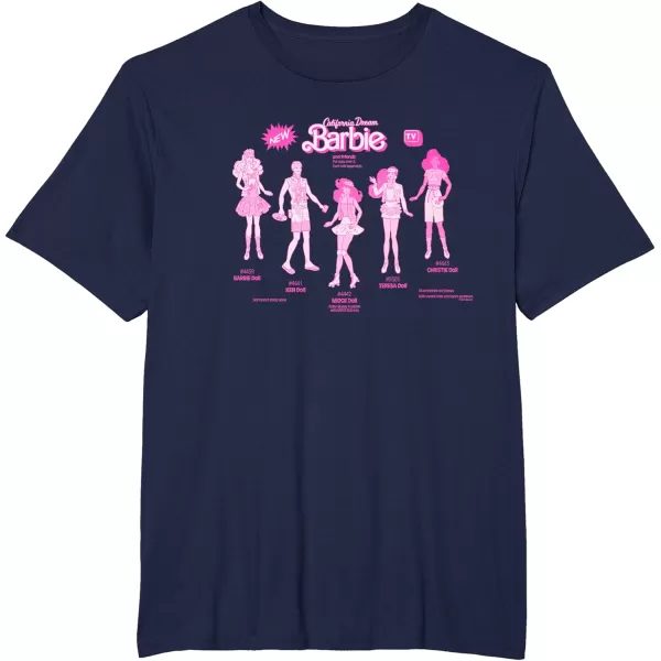 Barbie  California Dream Barbie  Friends TShirtNavy Blue