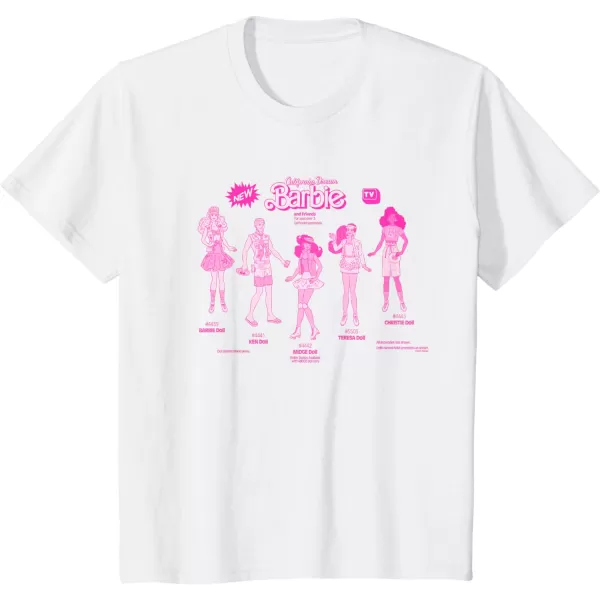 Barbie  California Dream Barbie  Friends TShirtWhite