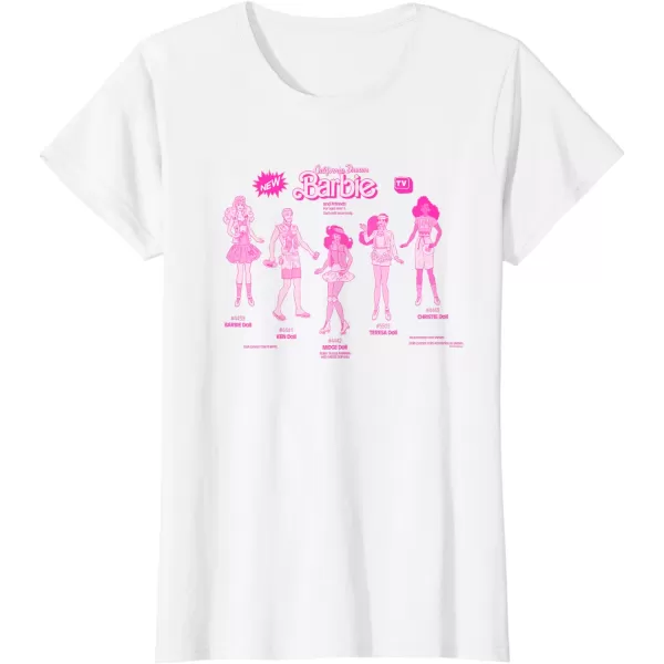 Barbie  California Dream Barbie  Friends TShirtWhite