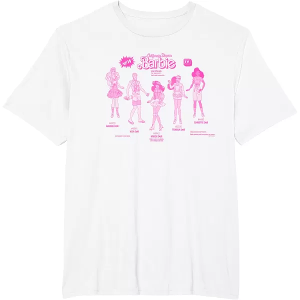 Barbie  California Dream Barbie  Friends TShirtWhite