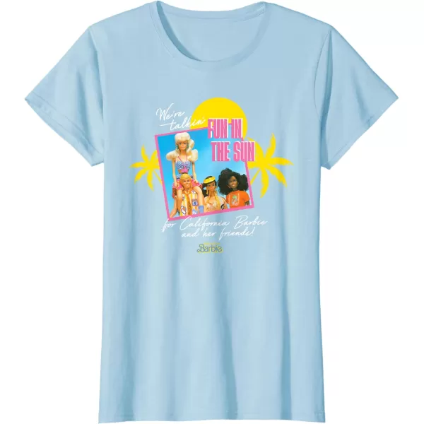 Barbie  Fun in the Sun TShirtBaby Blue