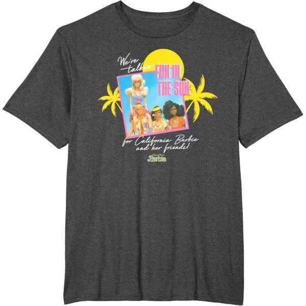 Barbie  Fun in the Sun TShirtDark Heather Grey