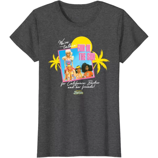 Barbie  Fun in the Sun TShirtDark Heather Grey