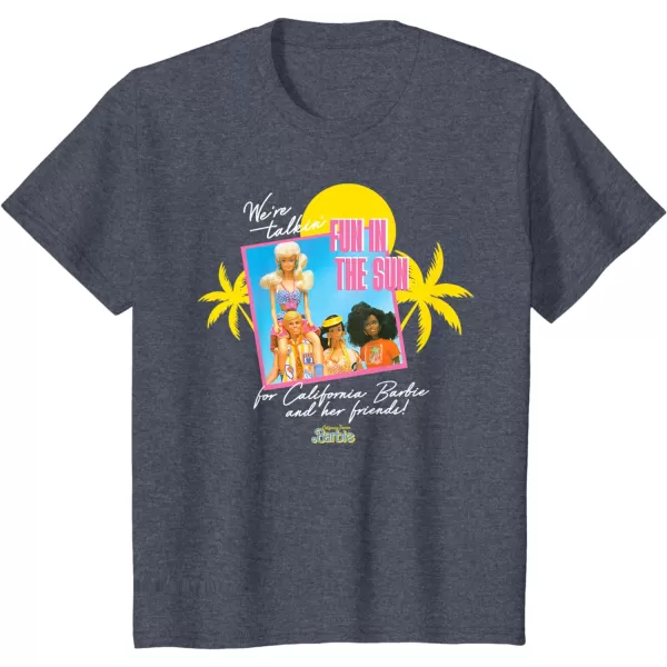 Barbie  Fun in the Sun TShirtHeather Blue