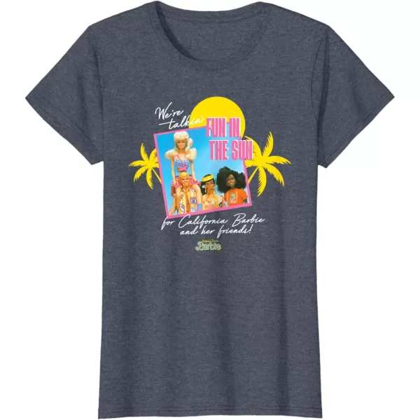 Barbie  Fun in the Sun TShirtHeather Blue