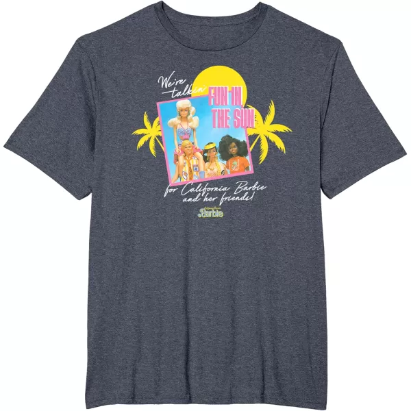 Barbie  Fun in the Sun TShirtHeather Blue