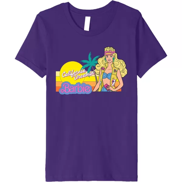 Barbie  Retro California Dreamin Premium TShirtPurple