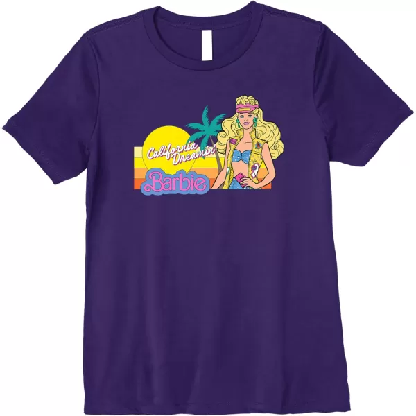 Barbie  Retro California Dreamin Premium TShirtPurple