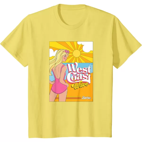 Barbie  West Coast Wave Sunset TShirtLemon Yellow