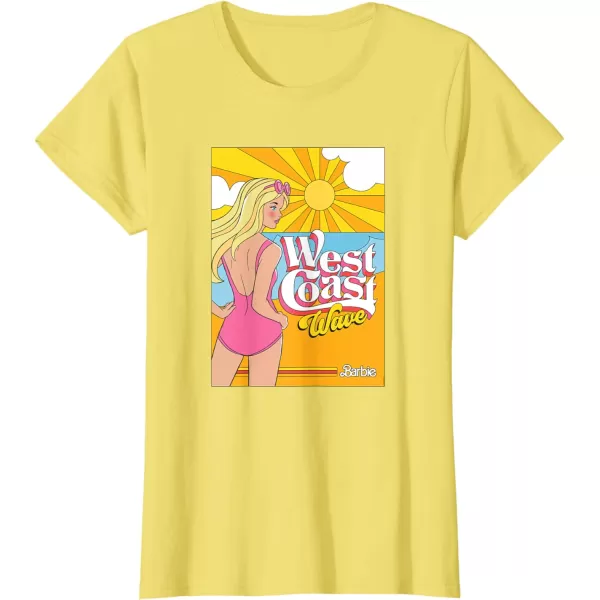 Barbie  West Coast Wave Sunset TShirtLemon Yellow