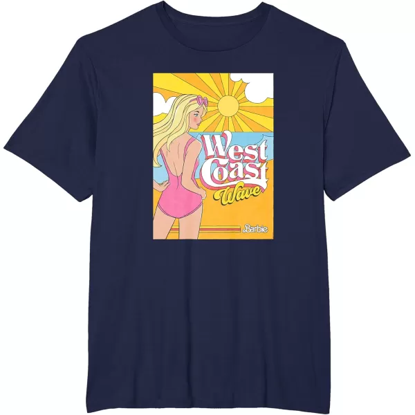 Barbie  West Coast Wave Sunset TShirtNavy Blue