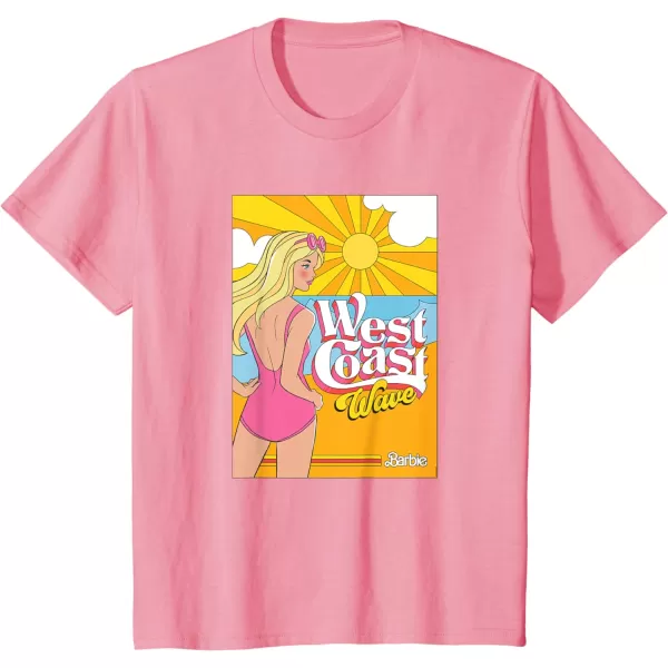 Barbie  West Coast Wave Sunset TShirtPink