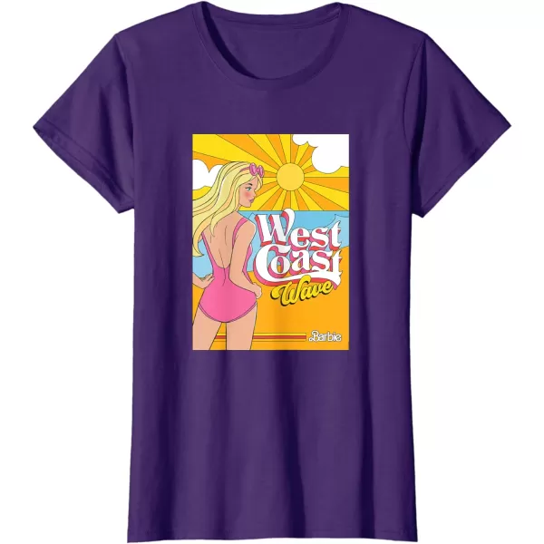 Barbie  West Coast Wave Sunset TShirtPurple