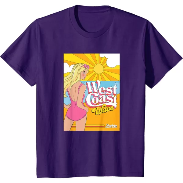 Barbie  West Coast Wave Sunset TShirtPurple