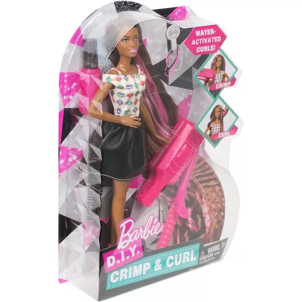 Barbie DIY Crimps amp Curls DollBrunette