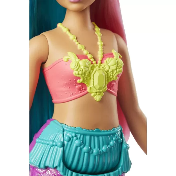 Barbie Dreamtopia Mermaid Doll 12inch Teal and Pink Hair with Tiara Gift for 3 to 7 Year OldsBarbie Dreamtopia Mermaid Doll 12inch Teal and Pink Hair with Tiara Gift for 3 to 7 Year Olds