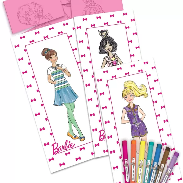 Barbie Fashion Plates All in One Studio Sketch Design Activity Set  Fashion Design Kit for Kids Ages 6 and UpBarbie Fashion Plates All in One Studio Sketch Design Activity Set  Fashion Design Kit for Kids Ages 6 and Up