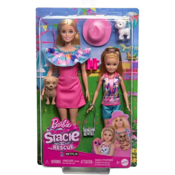 Barbie amp Stacie Doll Set with 2 Pet Dogs amp Accessories Dolls with Blonde Hair amp Blue Eyes Summer ClothesBarbie amp Stacie Doll Set with 2 Pet Dogs amp Accessories Dolls with Blonde Hair amp Blue Eyes Summer Clothes