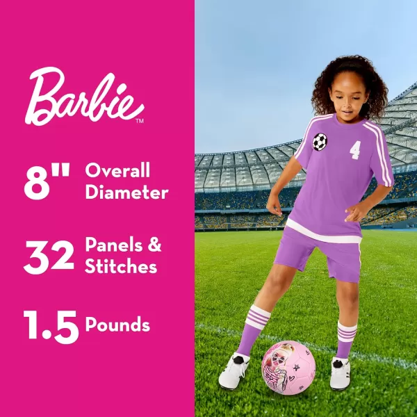 Capelli Sport Barbie Soccer Ball Size 5 Be You Design Officially Licensed Futbol for Boys and Girls Soccer PlayersCapelli Sport Barbie Soccer Ball Size 5 Be You Design Officially Licensed Futbol for Boys and Girls Soccer Players