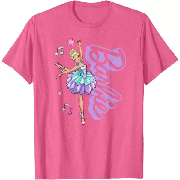 Barbie  Barbie Ballerina  Love Ballet TShirtPink Heather