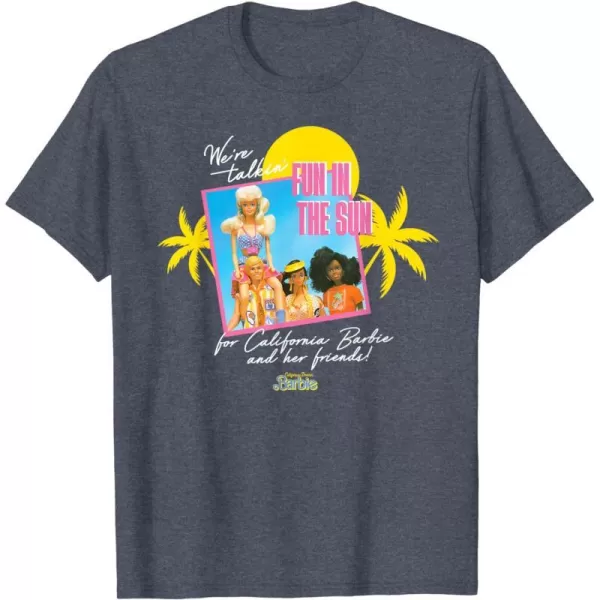 Barbie  Fun in the Sun TShirtHeather Blue