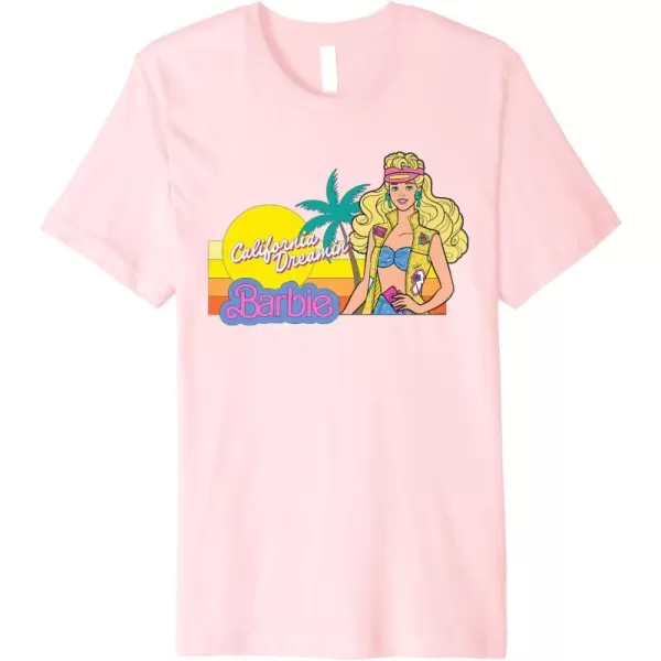 Barbie  Retro California Dreamin Premium TShirtPink