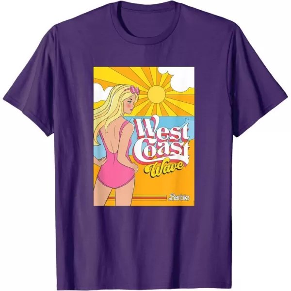 Barbie  West Coast Wave Sunset TShirtPurple