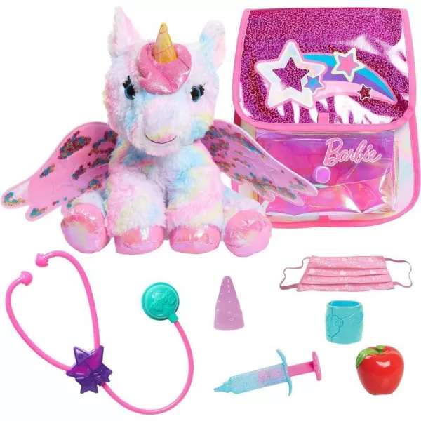 Barbie Dreamtopia Unicorn Doctor Interactive Lights and Sounds Plush with Backpack Kids Toys for Ages 3 Up by Just PlayBarbie Dreamtopia Unicorn Doctor Interactive Lights and Sounds Plush with Backpack Kids Toys for Ages 3 Up by Just Play