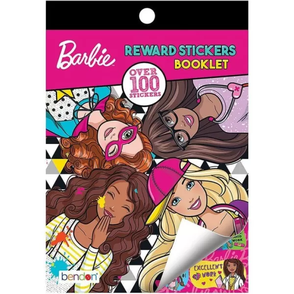 Bendon Barbie Coloring amp Activity Book Stickers amp Color and TraceSticker Rewards Booklet