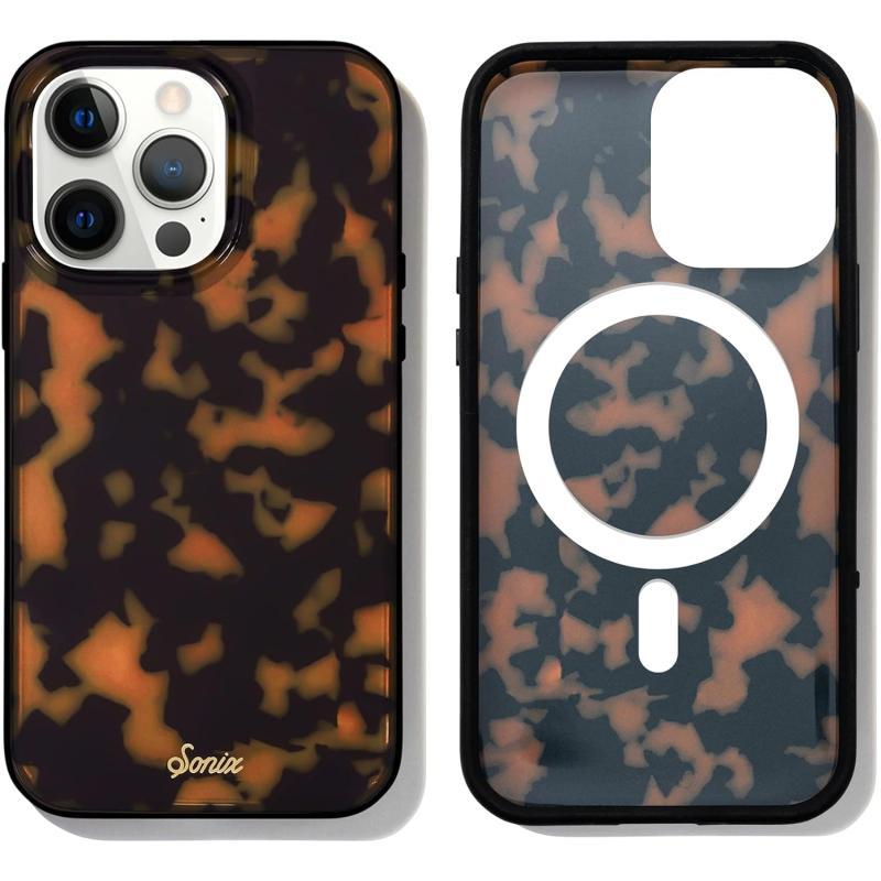 Sonix x Barbie Case for iPhone 13 Pro  Compatible with MagSafe  10ft Drop Tested  Vintage BarbieTort  Brown Tort MS