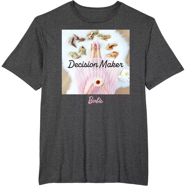 Barbie  Decision Maker TShirtDark Heather Grey