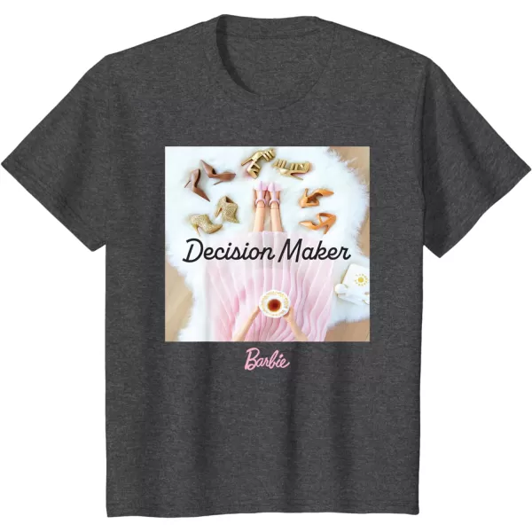 Barbie  Decision Maker TShirtDark Heather Grey