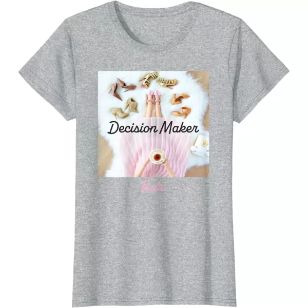 Barbie  Decision Maker TShirtHeather Grey