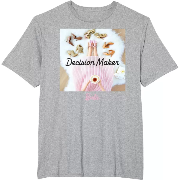 Barbie  Decision Maker TShirtHeather Grey