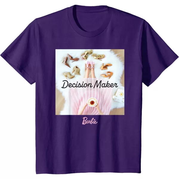 Barbie  Decision Maker TShirtPurple