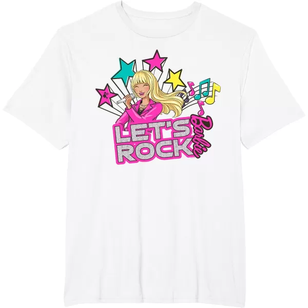 Barbie  Lets Rock Popstar TShirtWhite