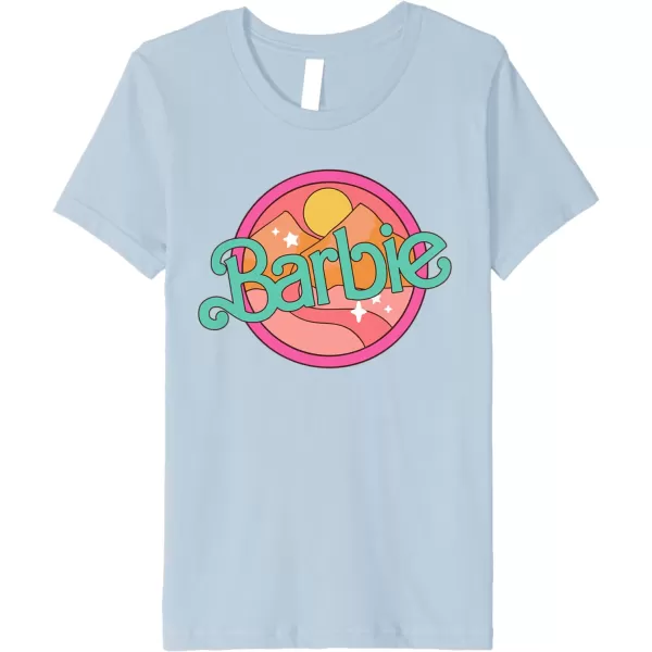 Barbie  Summer Mountains Premium TShirtBaby Blue