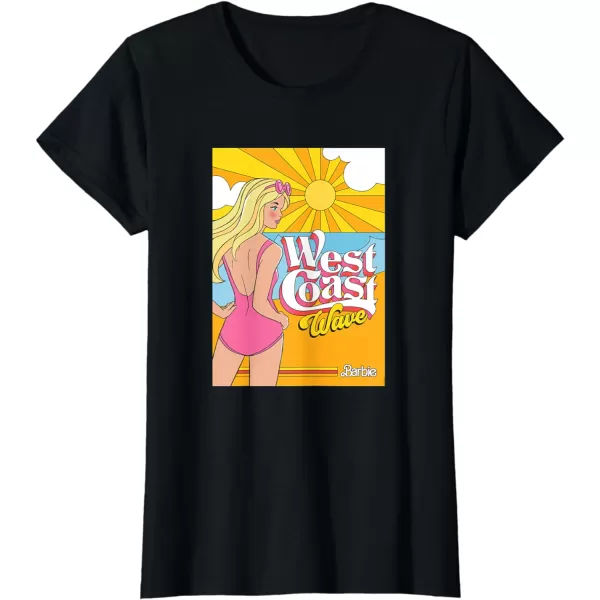 Barbie  West Coast Wave Sunset TShirtBlack