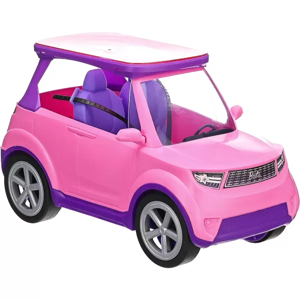 Barbie Big City Big Dreams Transforming Vehicle Playset Pink 2Seater SUV Reveals Stage Drum Set amp ConcertThemed Accessories Gift for 3 to 7 Year OldsSingle