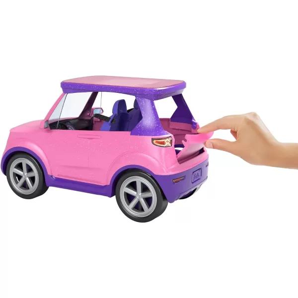 Barbie Big City Big Dreams Transforming Vehicle Playset Pink 2Seater SUV Reveals Stage Drum Set amp ConcertThemed Accessories Gift for 3 to 7 Year OldsSingle