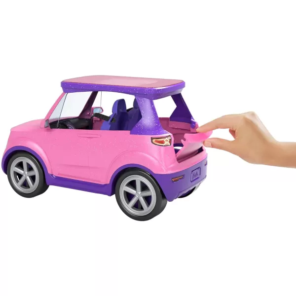 Barbie Big City Big Dreams Transforming Vehicle Playset Pink 2Seater SUV Reveals Stage Drum Set amp ConcertThemed Accessories Gift for 3 to 7 Year OldsSingle
