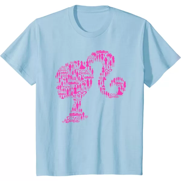 Barbie Classic Silhouette TShirtBaby Blue